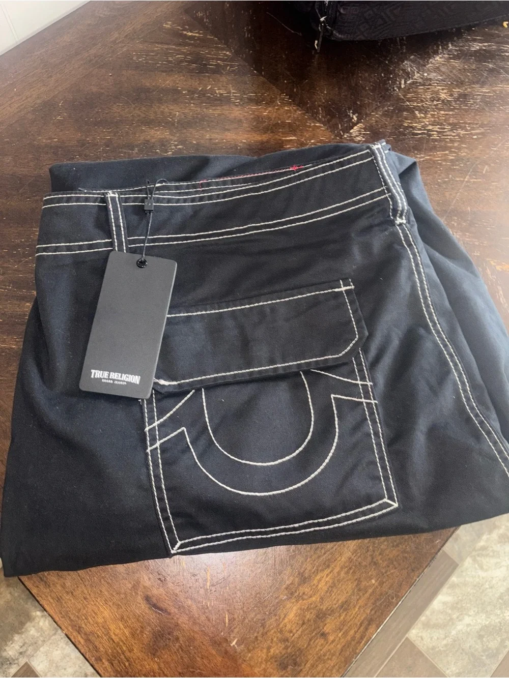 True Religion Men’s Jet Black Jeans
